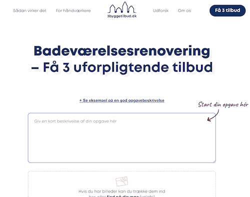 Få tilbud på badeværelsesarbejde
